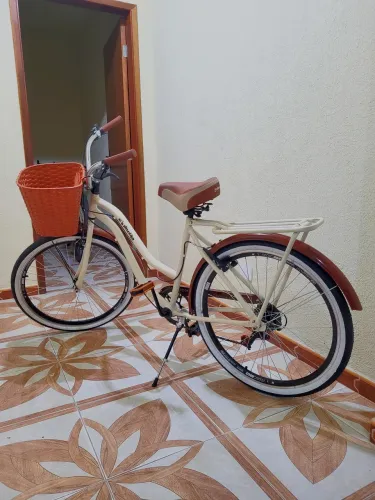 Bicicleta Vintage ARO 26 Bege