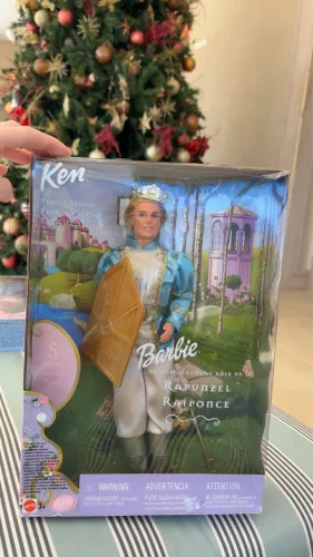 Boneco Ken Príncipe Stefan Barbie Rapunzel 2002 Mattel Na Caixa