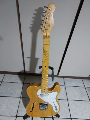 guitarra strinberg designed in usa com captador humbucker malagoli hh77com push pull