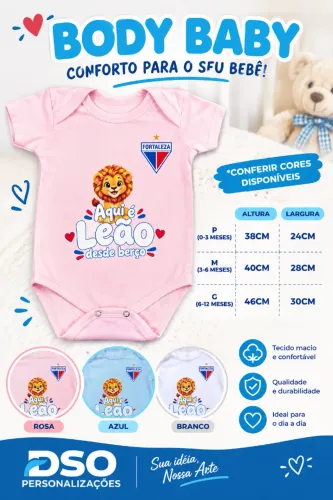 BODY BABY PERSONALIZADO