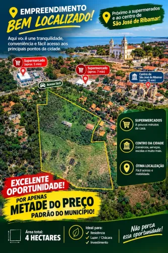 Terreno em Ribamar 40.000 metros