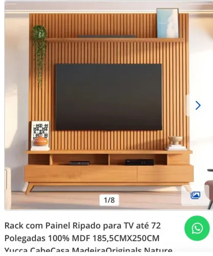 PAINEL RIPADO PARA TV ATÉ 72POL NOVO ULTIMA UN