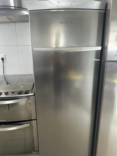 Freezer Brastemp Flex Frost Free cor Inox 220v