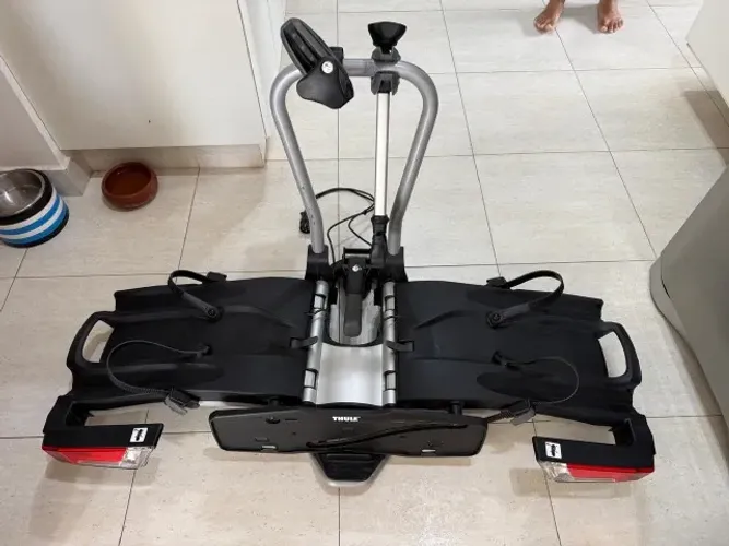 Thule EasyFold 2 bicicletas ? pouco usado, 4 tiras novas