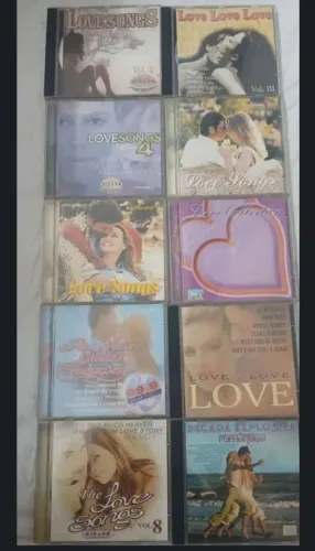 Cds Love Songs o melhor da rádio cidade/flash back/anos 90