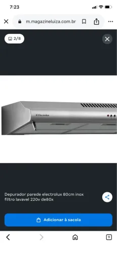 Exaustor Electrolux
