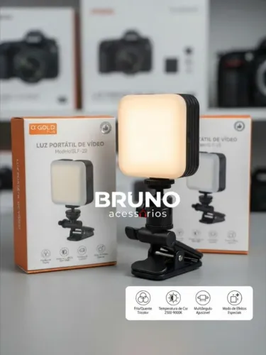 Luz portátil de video led