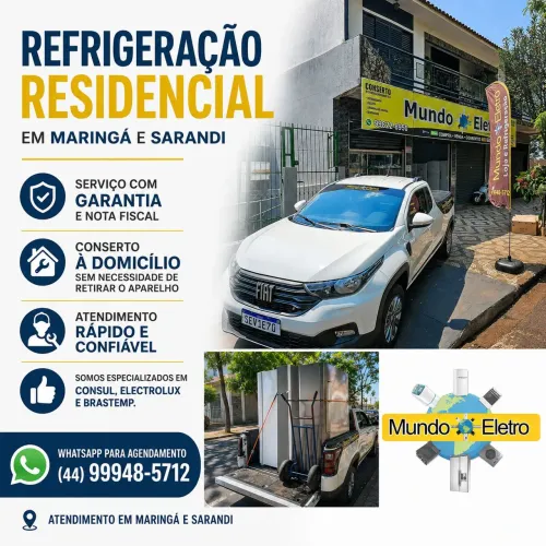 Refrigeração Residencial - conserto de geladeiras