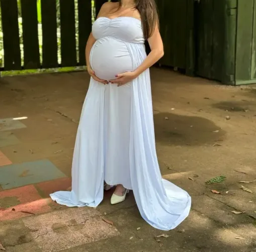 Vestido ensaio de gestante