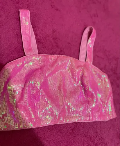 Cropped rosa c&a