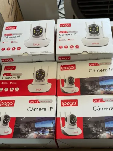 Câmera de segurança Wi-Fi robô babá eletrônica com monitoramento remoto pelo celular 