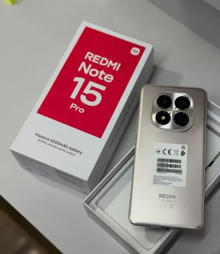 Redmi Note 15 Pro 4G Câmera 200MP 12/512GB Tela Amoled 120hz Aceitamos Cartões LACRADO