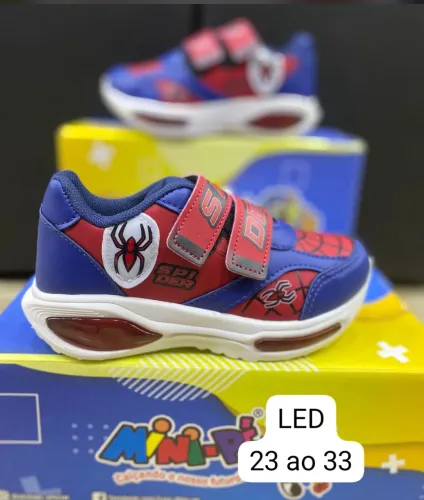 Tênis infantil com led
