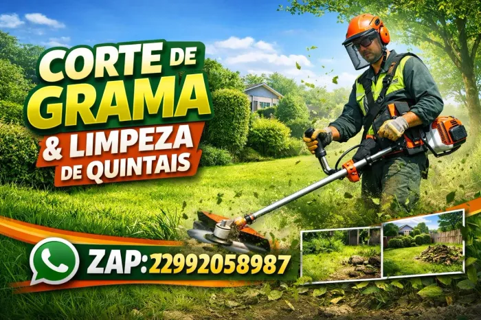 Limpeza de quintais e terrenos a partir de 110 reai só chamar no ZAP * chama
