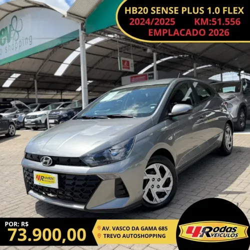 Hyundai HB20 Sense 1.0 Flex 12V MEC 2025