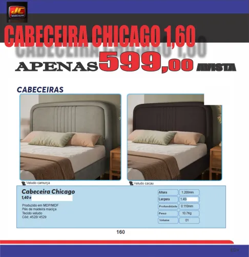 CABECEIRA CHICAGO QUEEM PROMO