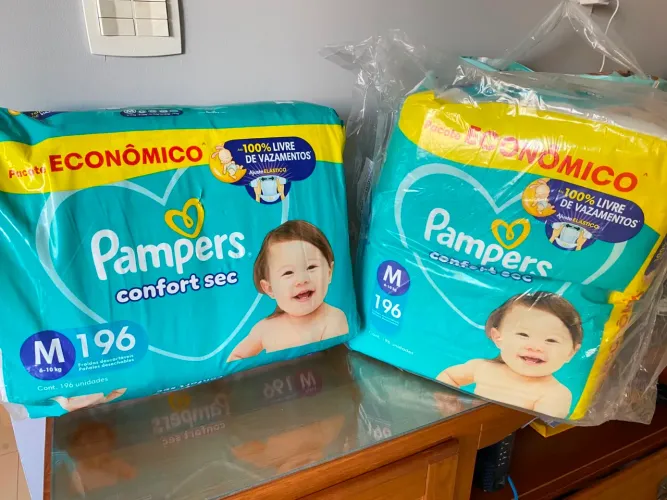 Fraldas Pampers - Confort sec