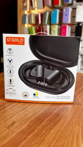 Fone de Ouvido Sem Fio OWS A'GOLD PRO (Modelo: FN-B21A)