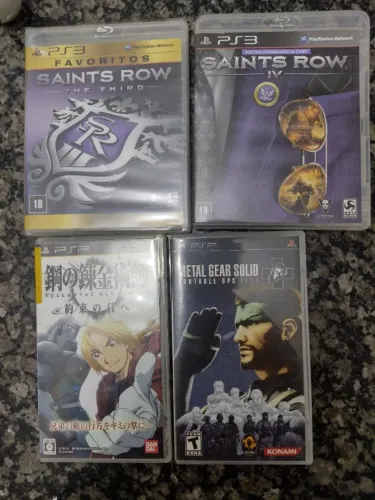 Lote Jogos PSP e PS3