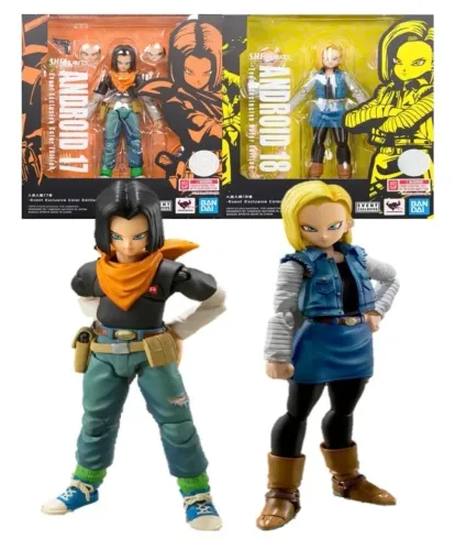 SHFiguarts Andróides 17 e 18 sdcc(somente os os dois juntos )