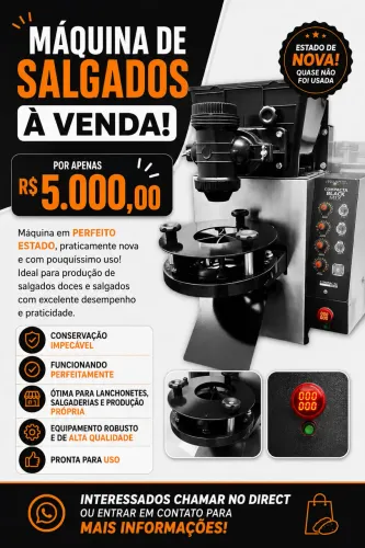 Máquina de salgados compacta print