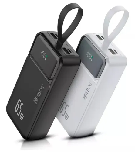 Carregador Portátil 30000mah 65w Para Notebook Smartphone