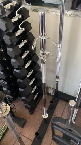 Barra c/ presilha maciça 1,20 cromada