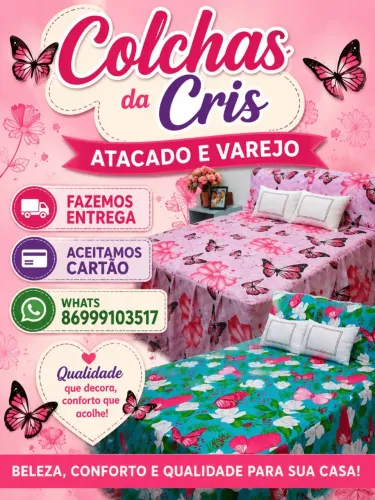 Colchas em babado