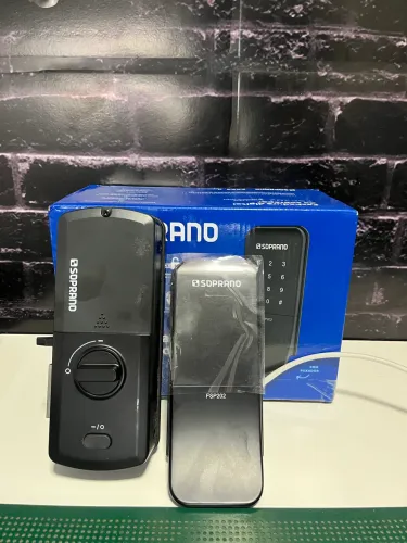 Fechadura Digital de Sobrepor com Puxador Preto FSP 202