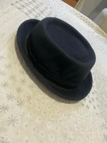 Chapéu vintege estilo pork pie /fedora curto