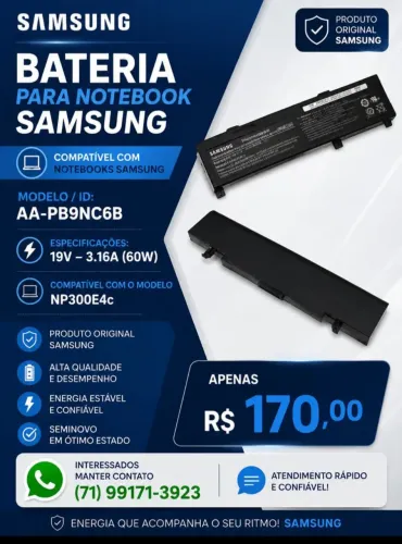 Bateria Samsung para Notebook
