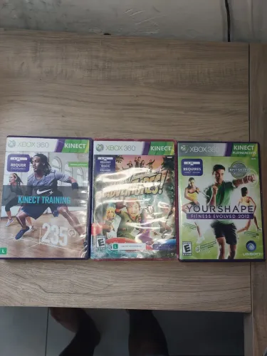 Kit com 3 Jogos para Kinect Xbox 360