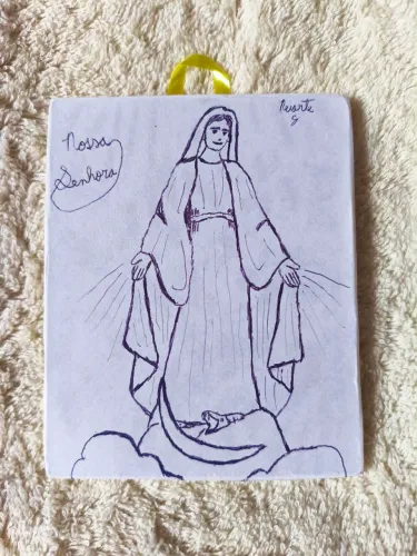 Desenho de Nossa Senhora