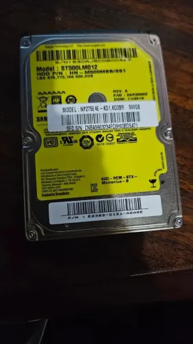 HD 500gb Sata 2,5