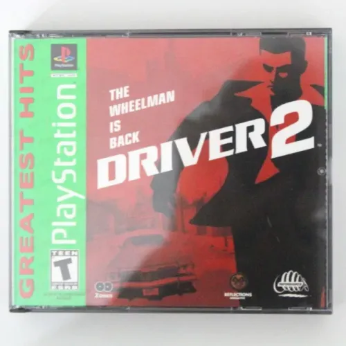 Driver e Driver 2 para PlayStation completos e em perfeito estado de conservação