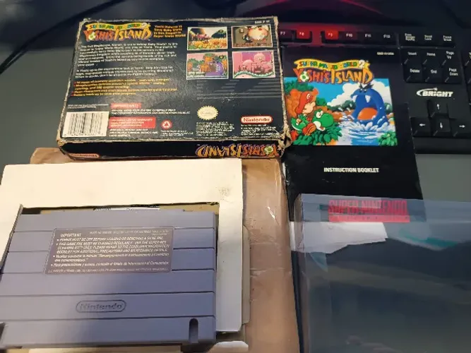 Super Mario World 2: Yoshi's Island com manual