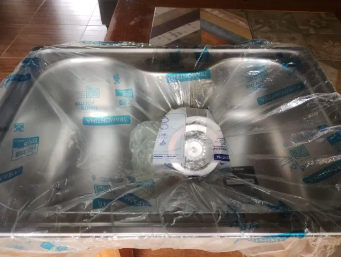 Cuba Tramontina Morgana nova em aço inox.