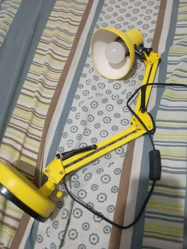 Lamparina de Mesa Articulada TOK STOK Amarela