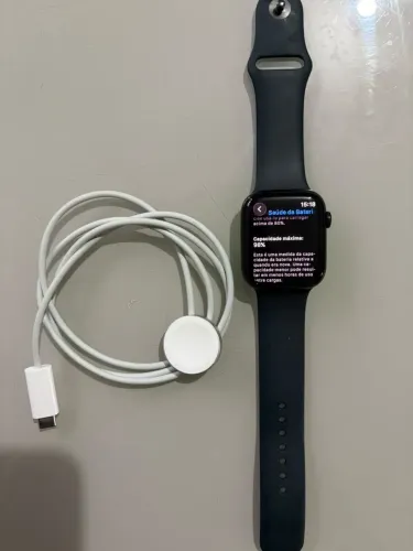 Apple Watch Series 8 (GPS) 45 mm Cor Meia-noite | Bateria 98%