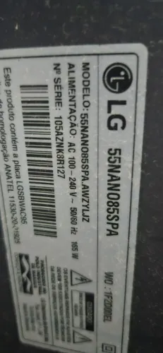 Tv 55 LG nanocell retirada de peças 