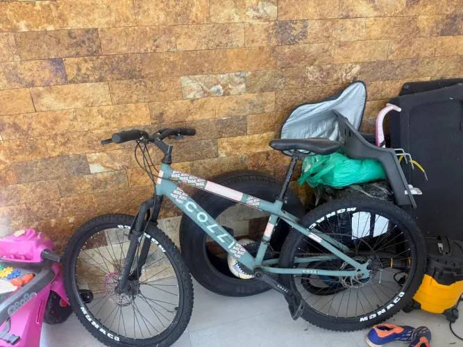 Vendo Bicicleta Aro 26 Colli Monaco 21 Marchas Freio a Disco Quadro de Aço.