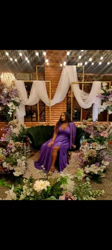 Vestido lilás G ou GG