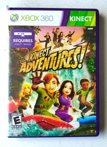 Jogo Original Xbox 360 - Kinect Adventures - Mídia Física - Usado - Funcionando
