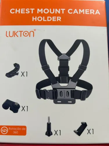 Suporte de Peito com Ajuste para Celular e Câmeras