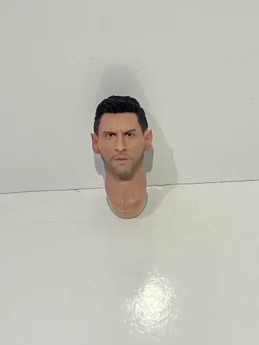 Action figure futebol messi argentina head 1/6