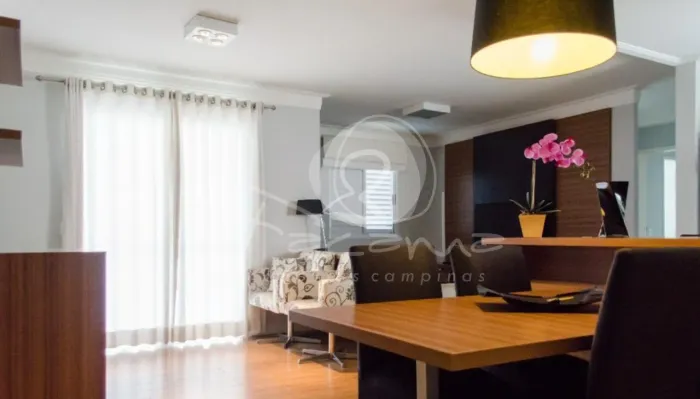 Apartamento para locação nas Mansões Santo Antônio em Campinas - Ótimo andar e Mobiliado