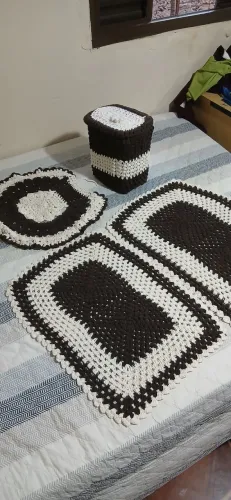 Conjunto tapete banheiro