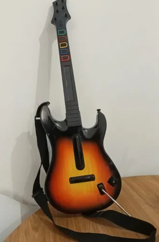 Bateria rock Band sem pedal, 2 guitarra guitar hero uma funcionando com receptor 