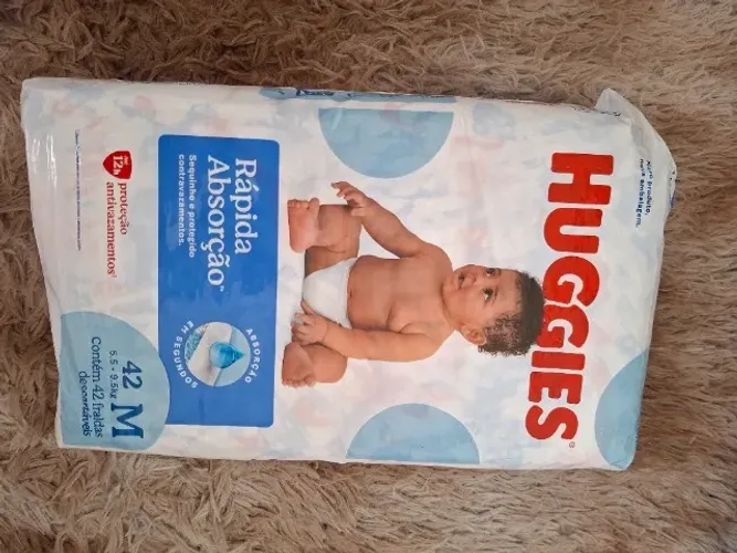 Fralda Huggies Rapida Absorçao tamanho M