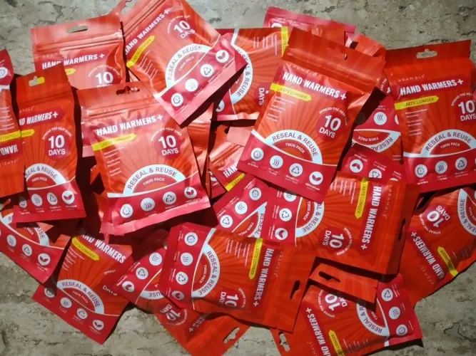 Kit com 28 hand warmers